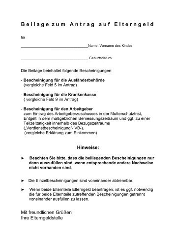 Beilagen zum Antrag - Gemeinde Eschenburg