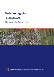 Bestemmingsplan 'Binnenstad' Gemeente Montfoort - GISnet