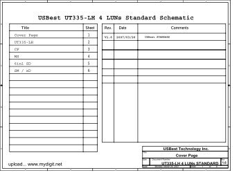 USBest UT335-LH 4 LUNs Standard Schematic
