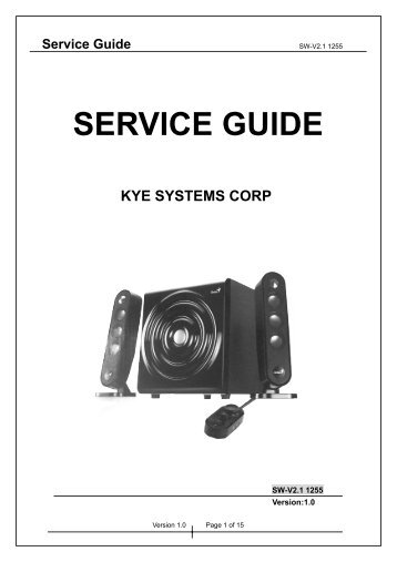 SW-V2.1 1255 service manual.pdf - Genius