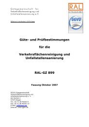 Güte- und Prüfbestimmungen für die ... - GGVU