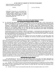 Notice of Pendency of Class Action, Proposed ... - Gilardi & Co, LLC