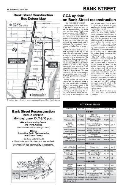 June 10, 2011 - Glebe Report