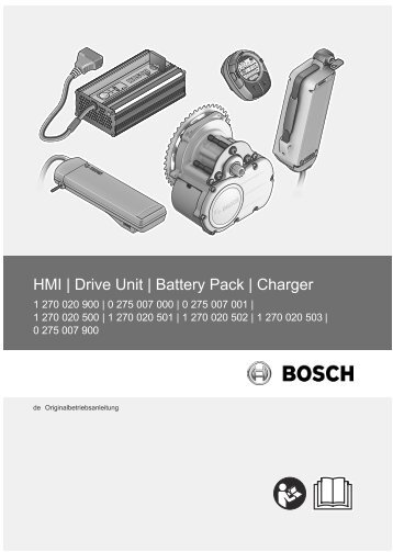 HMI | Drive Unit | Battery Pack | Charger - Gepida