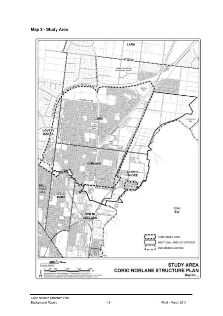 corio norlane structure plan background report - City of Greater ...