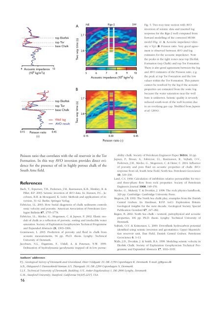 Identification of hydrocarbons in chalk reservoirs from surface - GEUS