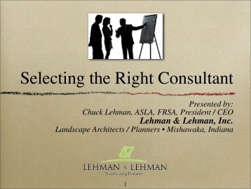 Are you Getting the Right Consultant - GLPTI