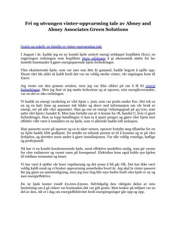 Abney and Abney Associates Green Solutions