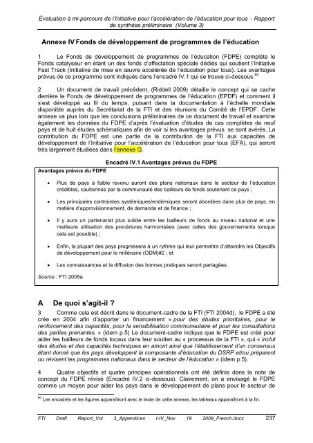A De quoi s'agit-il ? - Global Partnership for Education