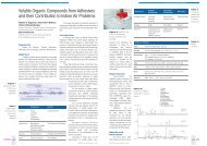 Volatile Organic Compounds from Adhesives and their ... - Gerstel