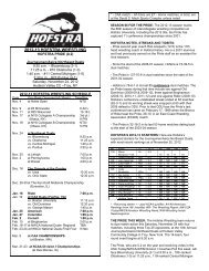 2012-13 HOFSTRA WRESTLING - GoHofstra.com