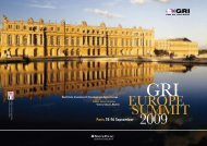 EUROPE SUMMIT - Global Real Estate Institute