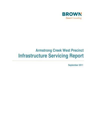 Infrastructure Servicing Report - City of Greater Geelong