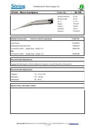 25 kHz - Macro-handpiece