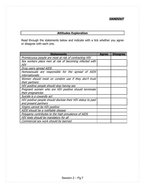 MODULE TWO: COUNSELLING - FHI 360 Center for Global Health ...