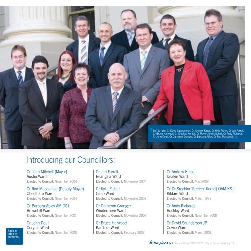 Annual Report 2008-2009 Summary - City of Greater Geelong