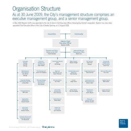 Annual Report 2008-2009 Summary - City of Greater Geelong