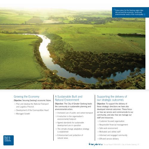 Annual Report 2008-2009 Summary - City of Greater Geelong