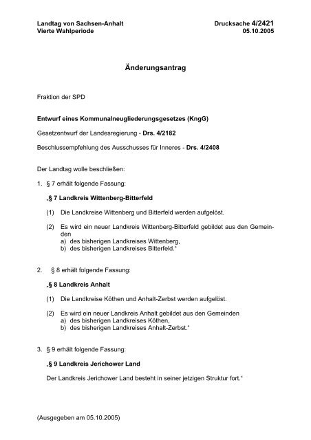 (KngG) Gesetzentwurf der Landesregierung