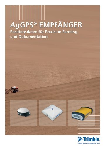 AgGPS® EmPfänGEr - geo-konzept GmbH