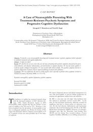 A Case of Neurosyphilis Presenting With Treatment-Resistant ...