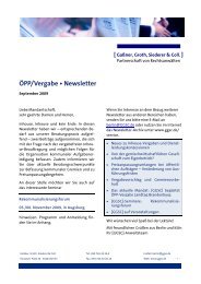 ÖPP/Vergabe • Newsletter - GGSC
