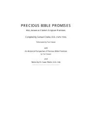 PRECIOUS BIBLE PROMISES - GEDEONCHAMPION