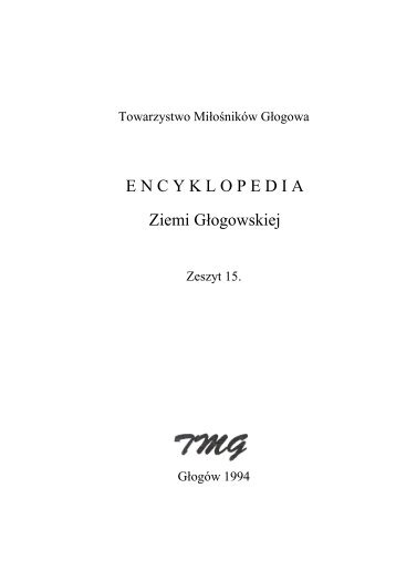 Encyklopedia Ziemi Głogowskiej - Głogów