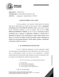 Parecer Jurídico - Prefeitura de Goiânia
