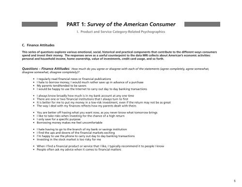 Psychographic Sourcebook - GfK MRI