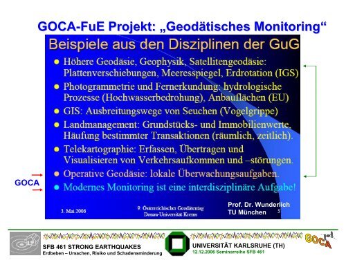 PDF mit PowerPoint-Folien zum Vortrag (14 MB). - GOCA