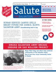 In this issue - Salvation Army