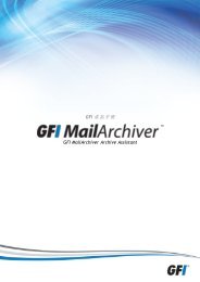 GFI MailArchiver Archive Assistant - GFI.com
