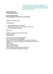 Dokumentation Armut und Gesundheit - Gesundheitsbeirat ...