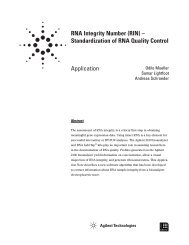 RNA Integrity Number (RIN) – Standardization of RNA Quality ...