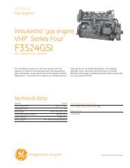 Waukesha F3524GSI / PDF 129kb - GE Energy