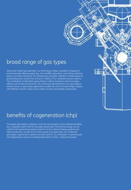 Jenbacher gas engines - GE Energy