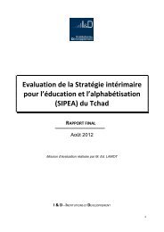 (SIPEA) du Tchad - Global Partnership for Education