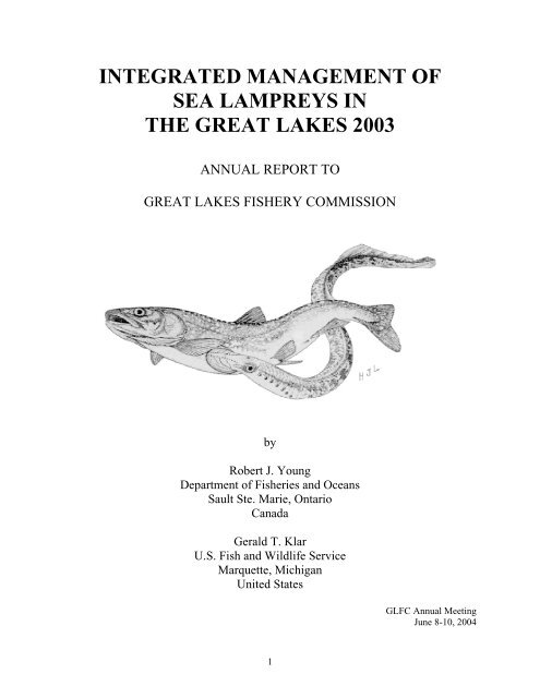 2003 Report - Great Lakes Fishery Commission