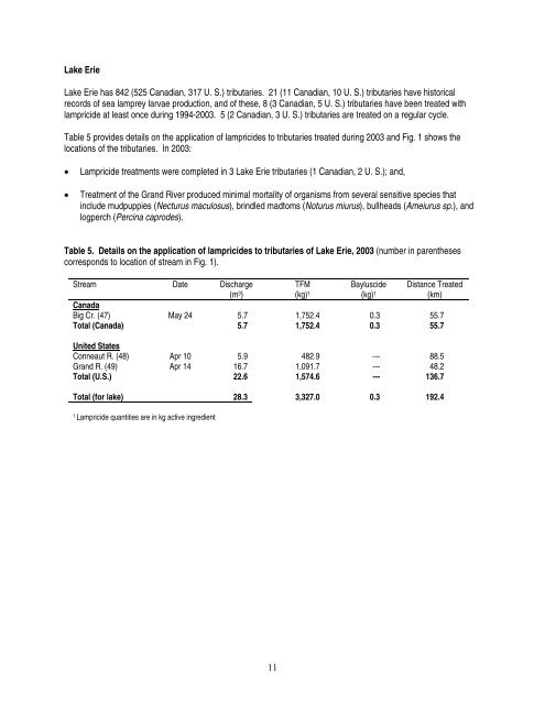 2003 Report - Great Lakes Fishery Commission