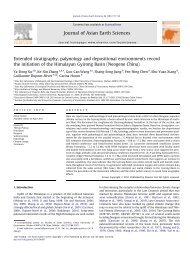 Extended stratigraphy, palynology and depositional environments ...