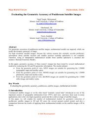 Evaluating the Geometric Accuracy of Pushbroom Satellite Images