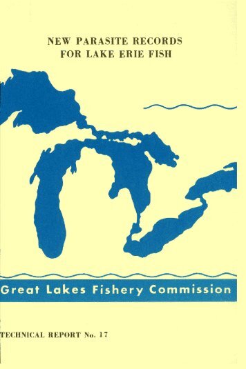 New parasite records for Lake Erie fish. - Great Lakes Fishery ...