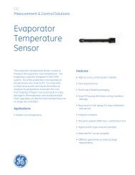 Download Brochure - GE Measurement & Control