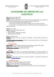 VACACIONES DE VERANO EN LAS LUDOTECAS - Gipuzkoa.net