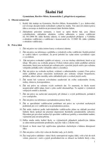 pdf, 1974 kB - Gymnázium, Havířov