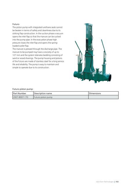 Product range for perf... - GEA Farm Technologies