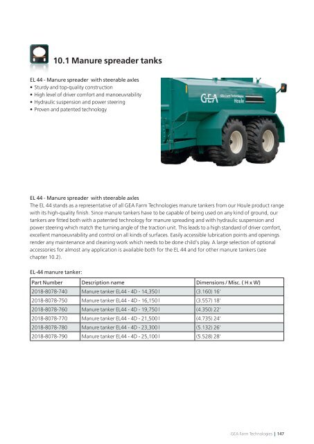 Product range for perf... - GEA Farm Technologies