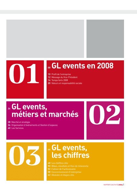 rapport d'activité rapport d'activité - GL events