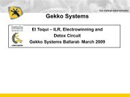 El Toqui Project - Gekko Systems